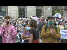 Demonstration in Barcelona after top Spain court upholds Catalan president's disqualification