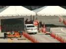 Miami Covid-19 testing site as global death toll from virus surpasses 1 million