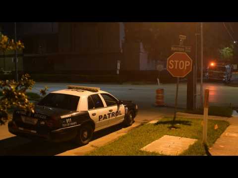 Police car waits outside China's Houston consulate after it closes to 'protect American intellectual property'