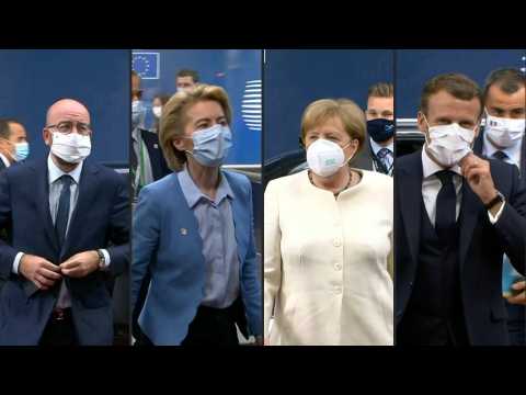 EU leaders arrive at European Council on third day of negotiations