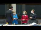 European leaders meet for 2nd day on recovery plan
