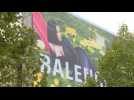 Cardi B, the new face of Balenciaga, adorns walls of the Louvre