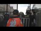 Protesters face police as tens of thousands join Belarus march against Lukashenko