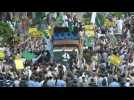 Mass protests in Pakistan over France's 'Charlie Hebdo' front cover