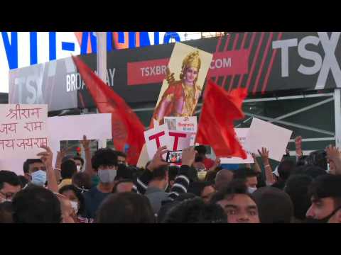 Hindus in NY celebrate Modi launching Ayodhya temple