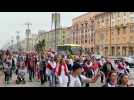 Belarusian protesters head to Independence Square to call for Lukashenko's resignation