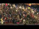 Football/Champions League: Reaction at the Parc des Princes after Bayern's first goal