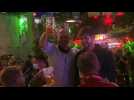 Football/Champions League: German fans celebrate as Bayern win match