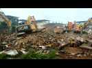 Rescue effort underway at collapsed building site in India
