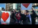 New Zealanders sing in solidarity after mosque attacker's sentencing