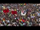 Thousands protest in Mali in support of coup