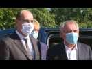 French PM Castex welcomed by MoDem party leader Bayrou