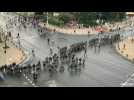 Belarusian opposition supporters arrested during Minsk protest