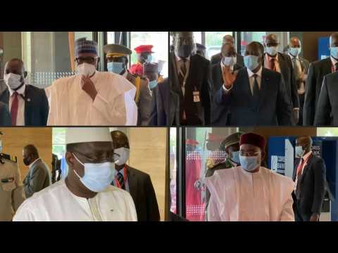 Five West African leaders visit Mali to try resolve political crisis