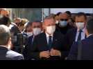 Turkish President Erdogan arrives at Hagia Sofia for Friday prayer