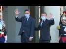 Macron hosts Slovenian president Borut Pahor in Paris