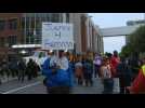 Protest in Louisville after charges filed in Breonna Taylor case