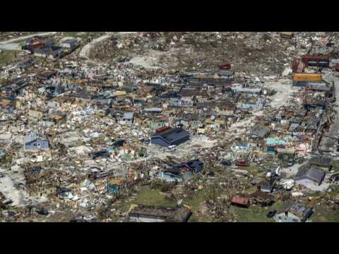 Aerial images show damages from Hurricane Dorian on Grand Bahama