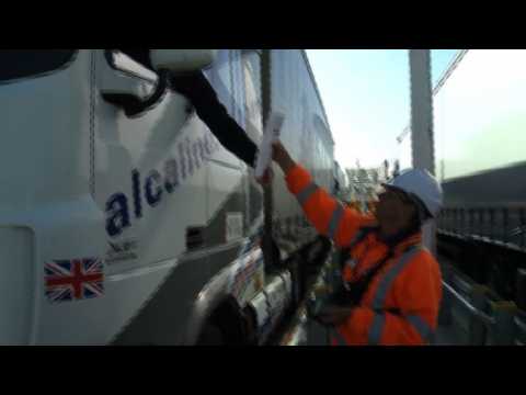 France stages post-Brexit custom checks at Channel tunnel