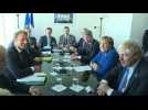 Macron, Johnson and Merkel meet on sidelines of UN climate summit