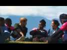 Prince Harry and Meghan meet teens in South Africa as part of tour