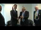 UK PM Boris Johnson meets with Dutch counterpart at the UN
