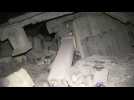 Car-sized crack in road, building damage after 5.2 quake in Pakistan
