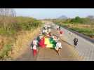 Indigenous Bolivians march to protect habitat from wildfires