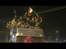 Convoy of Syrian troops arrives in Kobane