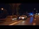 French police search address linked to suspected family killer