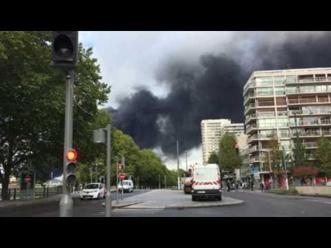 Residents warned to stay inside after fire at chemical plant