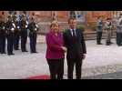 Macron, Merkel in Toulouse for Franco-German council