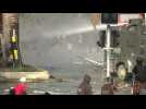 Clashes between police and demonstrators in Chile continue
