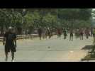 Opposition and pro-govt protesters clash in Santa Cruz