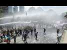 Clashes erupt in Chile's capital for the sixth day in a row