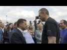 Ukranian president welcomes back Sentsov in prisoner exchange
