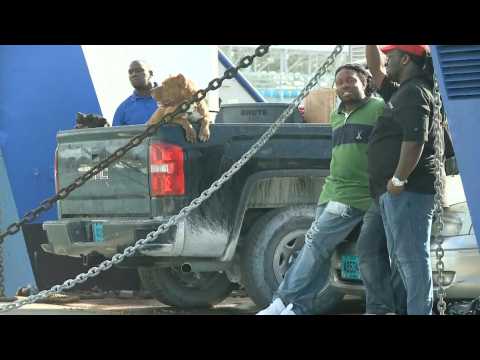 Hurricane Dorian evacuees arrive in Nassau by boat