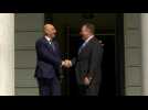 Greek Foreign Minister Nikos Dendias meets US Secretary of State Mike Pompeo in Athens