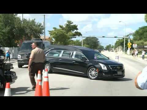 Mexican singer Jose Jose's casket arrives at public funeral