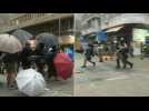 Tear gas, petrol bombs as Hong Kong police clash with protesters