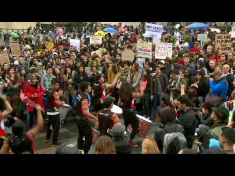Fridays for Future: Climate strike in the Colombian capital