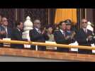 Hong Kong's Carrie Lam attends huge China anniversary parade
