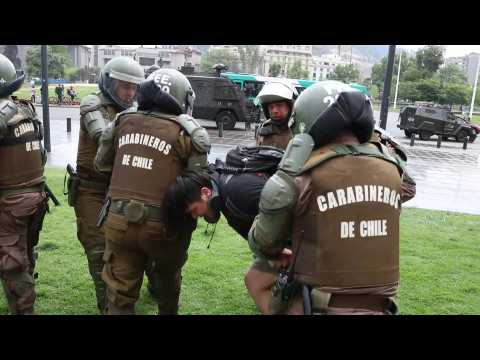 Protests erupt in Chile despite state of emergency