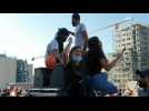 Hundreds of Lebanese mark 1st anniversary of their protest movement