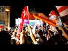Turkish Cypriots celebrate after Ankara-backed Ersin Tatar win