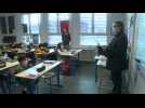 Students in eastern France pay tribute to murdered teacher