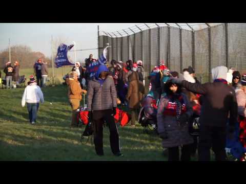 Trump supporters gather ahead of evening rally in Grand Rapids, MI