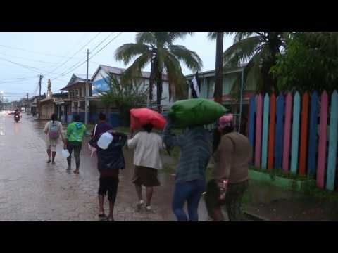 Nicaraguans prepare for tropical storm Eta on Caribbean coast