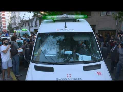 Maradona arrives at Buenos Aires hospital to undergo brain surgery