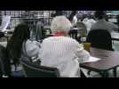 Ballot counting underway as polls close in key state of Florida